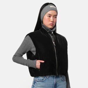 APPARIS PHOENIX VEST IN BLACK SIZE MEDIUM